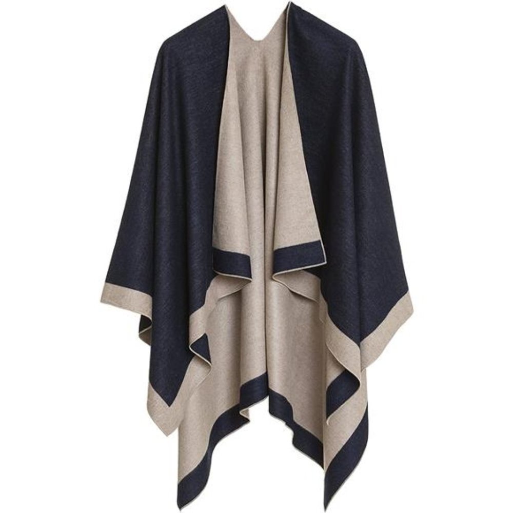 Women's Shawl Wrap Cape Cardigan Sweater Open Front